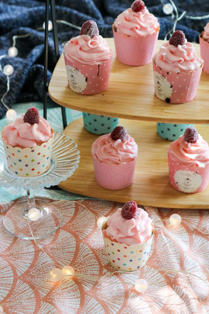 Chocolate and raspberry cupcake recipe